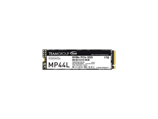 TM8FPK001T0C101 - Team Group SSD 1TB MP44L M.2 2280 NVMe SSD 1.4 TLC Internal Drive PCIe 4.0 x4
