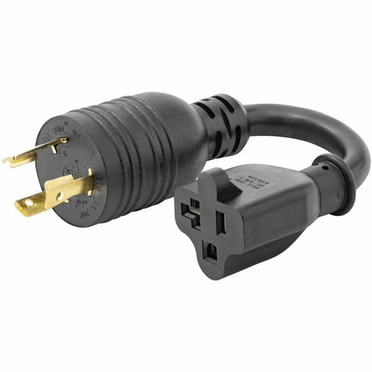 K31D2U00POWERCORD - StarTech 6in 15cm Heavy Duty Power Cord NEMA L5-20P to NEMA 5-20R