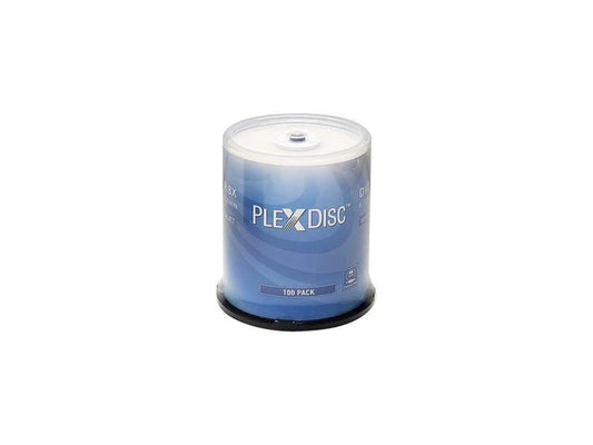637-215-BX - Plexdisc PlexDisc 4.7GB 8X DVD-R White Inkjet Hub Printable 100 s Disc
