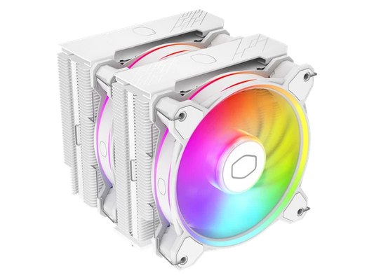 RR-D6WW-20PA-R1 - Cooler Master Hyper 622 Halo White CPU Air Cooler MF120 Halo² Fan Dual Loop AR