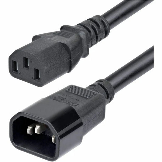 PXTC13C141415FNA - StarTech 15ft 4.5m Power Extension Cord C14 to C13 PDU Power Cord
