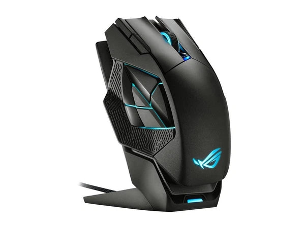 90MP0220-BMUA00 - Asus ROG Spatha X Wireless Gaming Mouse Magnetic Charging Stand 12 Programmable