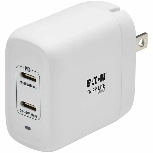 U280W0240C2G - Tripp Lite Dual-Port Compact 40W USB- C PD Wall Charger