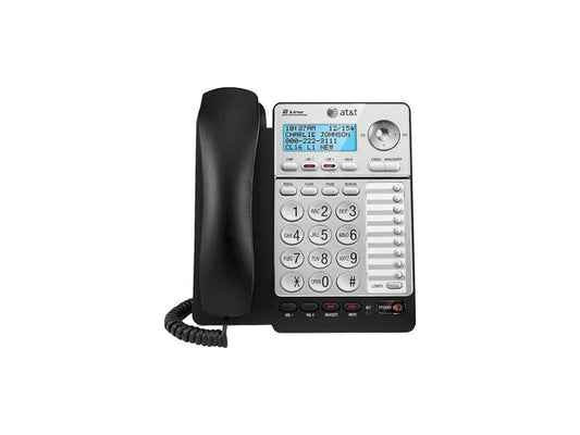 ML17928 - AT&T 2-Line Corded Phone Black/Silver