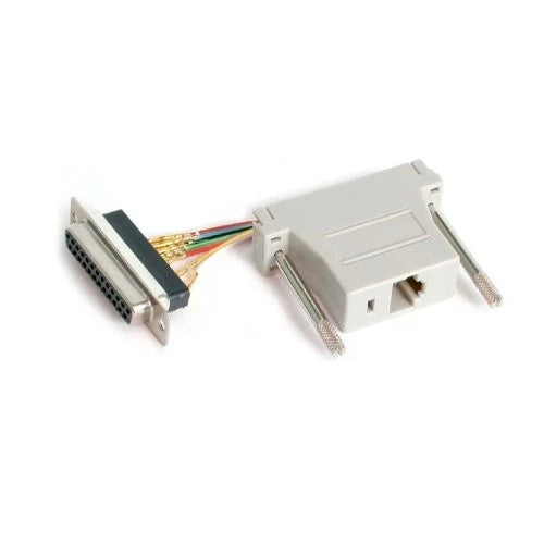 GC258FF - StarTech DB25 to RJ45 Modular Adapter Serial Adapter DB-25 F