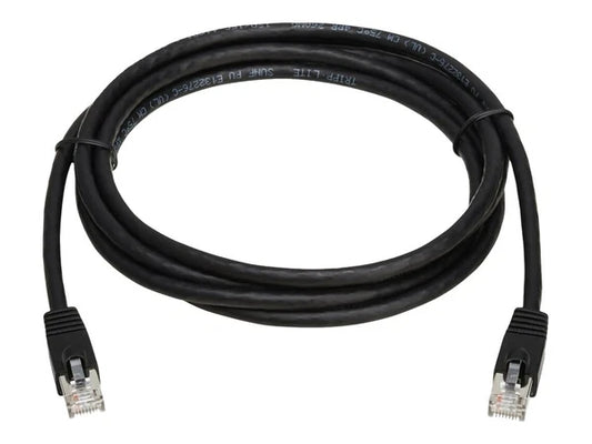 N272-F07-BK - Tripp Lite Cat8 40G Snagless SSTP RJ45 PoE 7ft. Ethernet Cable