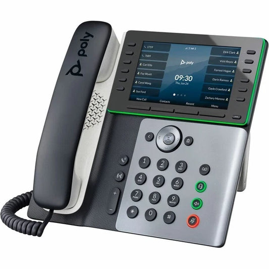 89B57AA#ABA - HP Poly Edge E550 IP Phone Corded Corded NFC Wi-Fi Bluetooth Desktop