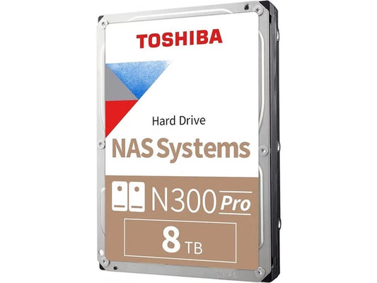 HDWG780UZSVB - Toshiba N300 Pro 8TB NAS 3.5-Inch Internal Hard DriveCMR SATA 6 Gb/s 7200 RPM