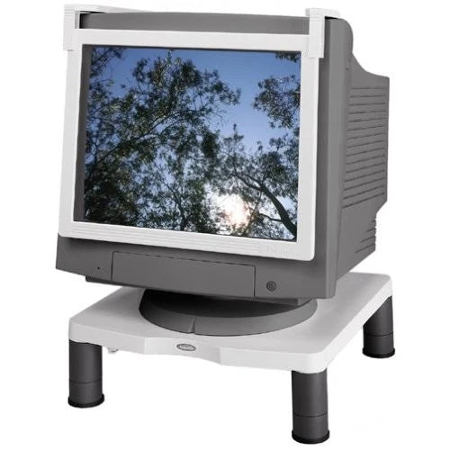 91712 - Fellowes Standard Monitor Riser Up To 60lb Up To 17" Monitor Platinum