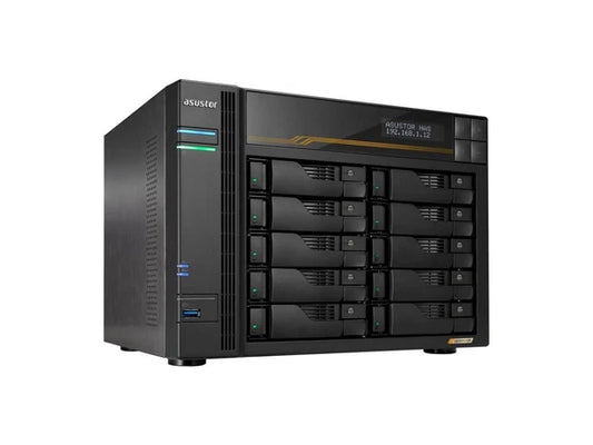 AS6810T - Asustor Lockerstor 10 Gen3 10 Bay NAS AMD Ryzen Quad-Core 2.3 GHz 16GB