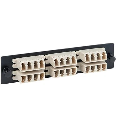 ICFOPL1615 - ICC LGX Adapter Panel 6 Quad LC 24F Beige MM