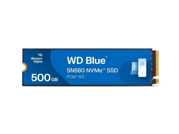 WDS500G3B0E - Western Digital Blue SN580 M.2 2280 500GB PCI-Express 4.0 x4 TLC Internal Sol