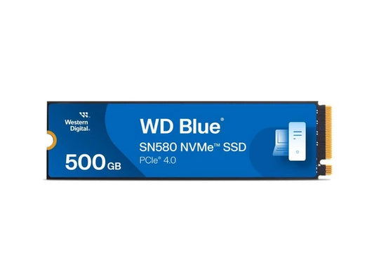 WDS500G3B0E - Western Digital Blue SN580 M.2 2280 500GB PCI-Express 4.0 x4 TLC Internal Sol