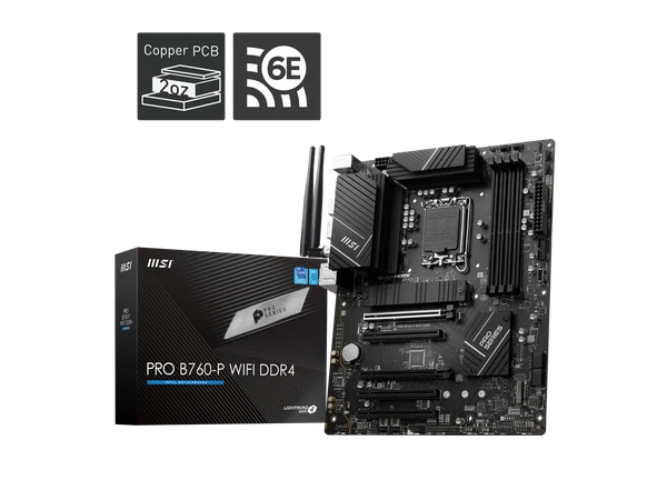 MSIB760-PDDR4 - Intel LGA 1700 l12th&13th Gen SATA 6Gb/s Motherboard WiFi