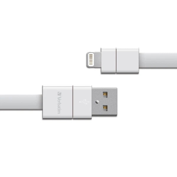 99213 - Verbatim Sync/charge 7" Proprietary Connector White Data Transfer Cable