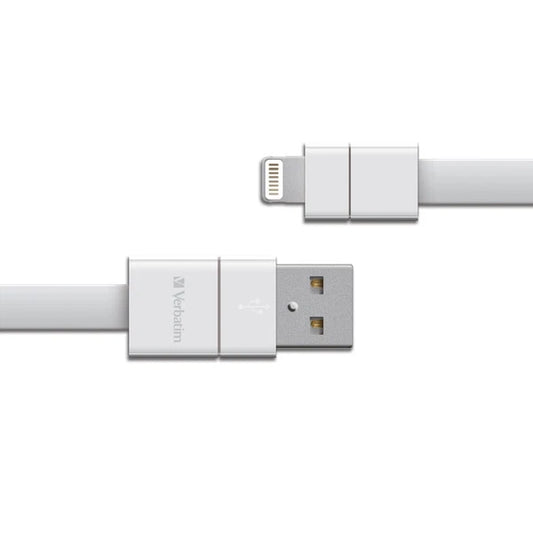 99213 - Verbatim Sync/charge 7" Proprietary Connector White Data Transfer Cable