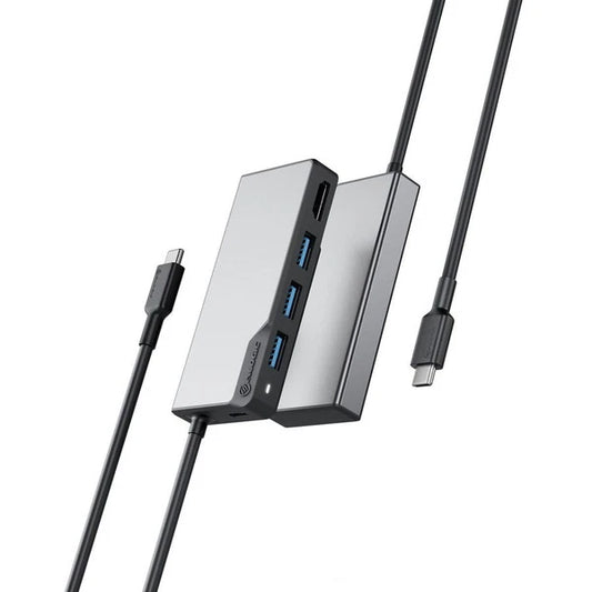 UCFUHDV2SGR - Alogic Fusion CORE 5-in-1 USB-C Hub Compact Dock
