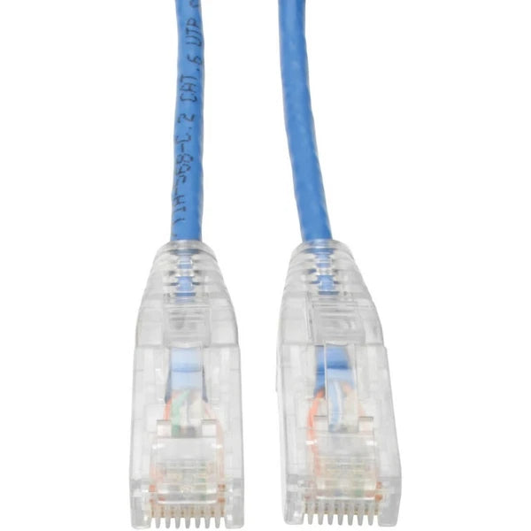 N201-S15-BL - Tripp Lite Cat6 UTP RJ45 Gigabit Snagless Molded Slim Patch Cable