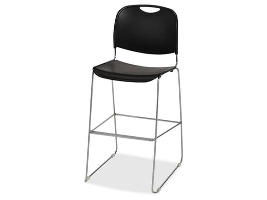 LLR42947 - Lorell Chair Bistro 450 lb Cap 19-1/4"x22-1/8"x42-7/8" BK