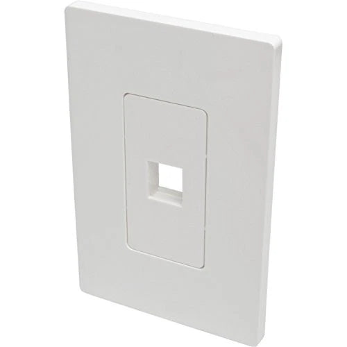 N080-101 - Tripp Lite Single-gang 1-Port Wall Plate Keystone Cat5/6 USB HDMI Dport RCA
