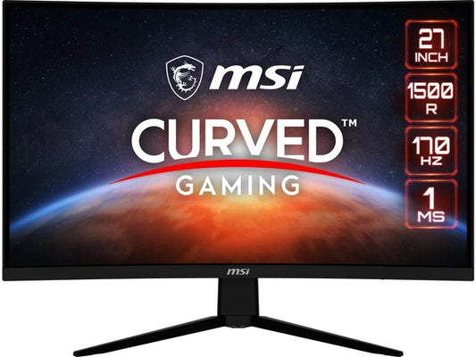 G273CQ - MSI 27" QHD 2560 x 1440 2K 1ms 170Hz Curved Gaming Monitor