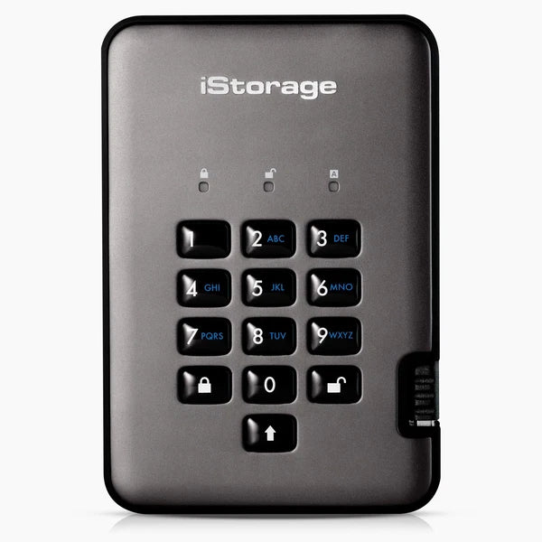 ISDAP2256SSD2000CX - iStorage diskAshur PRO2 SSD 2TB Secure Solid State Drive