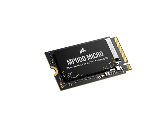 CSSD-F1000GBMP600MCR - Corsair MP600 MICRO M.2 2242 key M single sided 1TB PCIe Gen 4.0 x4
