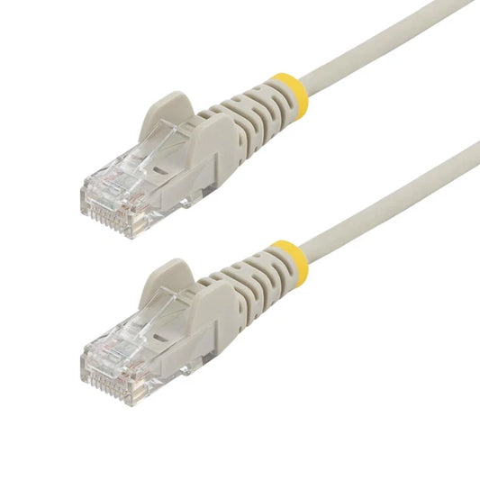 N6PAT50GRS - StarTech 50ft Gray Slim CAT6 Slim Snagless RJ45 UTP Ethernet Cable