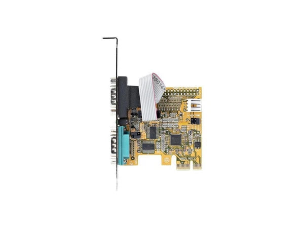 21050PCSERIALCARD - StarTech 2-Port PCIe to RS232 DB9 Serial Card