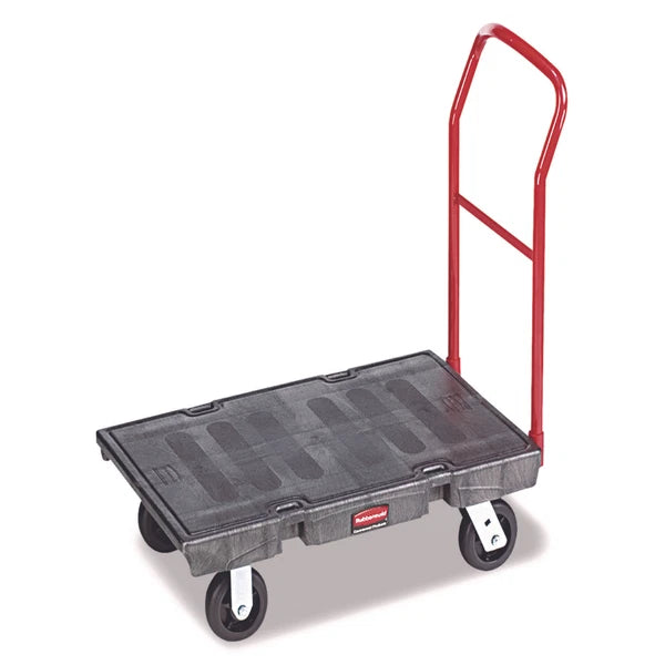 443600BK - Rubbermaid 24x48 Platform Truck Cart Black