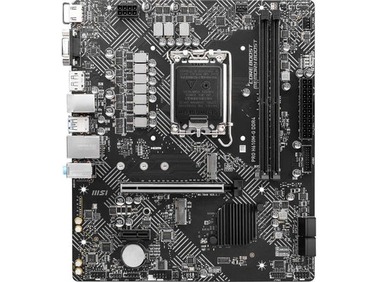 H610M-GDDR4 - Intel MSI LGA 1700 H610 SATA 6Gb/s Micro ATX Motherboard