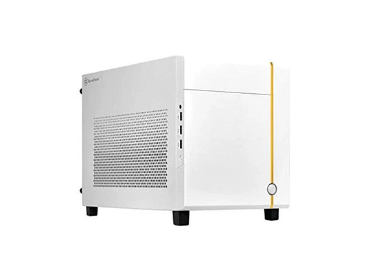 SG14W - SilverStone SG14B White Small form factor Chassis Plast front Panel Steel body