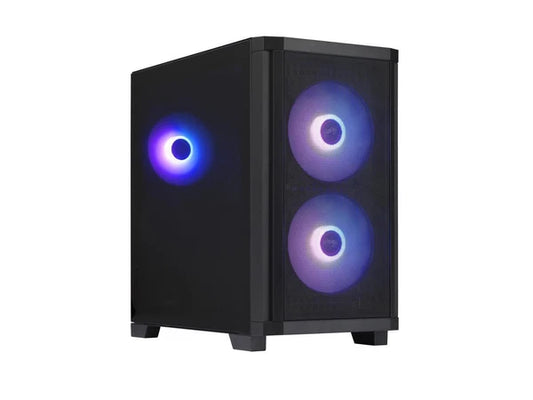 FBM-X3-650G - Rosewill FBM-X3 Black Micro ATX Mid Tower CaseTempered Glass Side Panel High