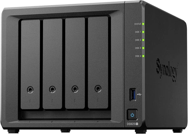 DS925 - Synology 4-Bay DiskStation + Diskless