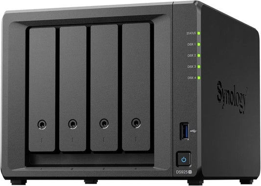 DS925 - Synology 4-Bay DiskStation + Diskless