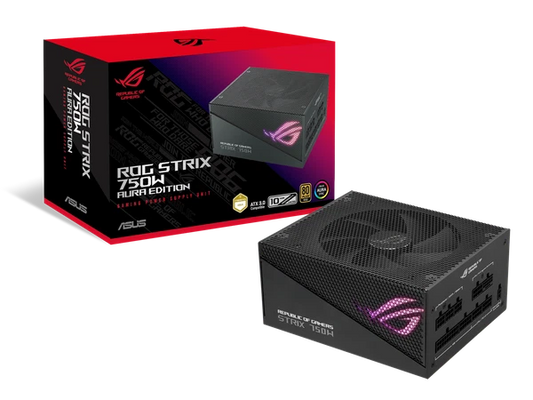 90YE00P3-B0NA00 - Universal Asus ROG Strix 750W Gold Aura Edition Fully Modular ATX Power Supply