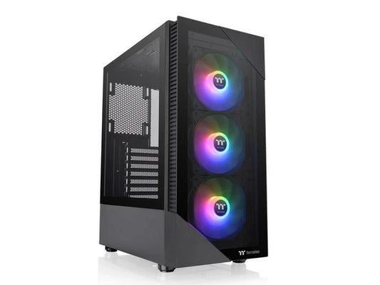 CA-1X3-00M1WN-00 - Thermaltake View 200 TG ARGB Black SPCC Mid Tower ATX Computer PC Case