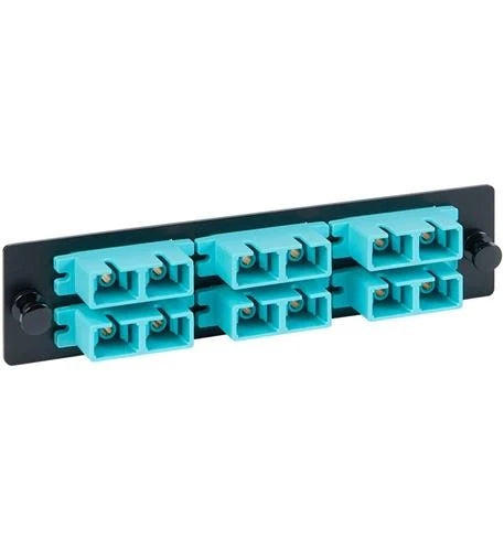 ICFOPC161G - ICC LGX Adapter Panel 6 Duplex SC 12F Aqua MM