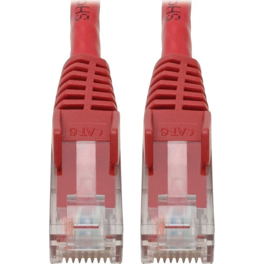 N201-004-RD - Tripp Lite Cat6 Gigabit Ethernet Snagless Molded Patch Cable