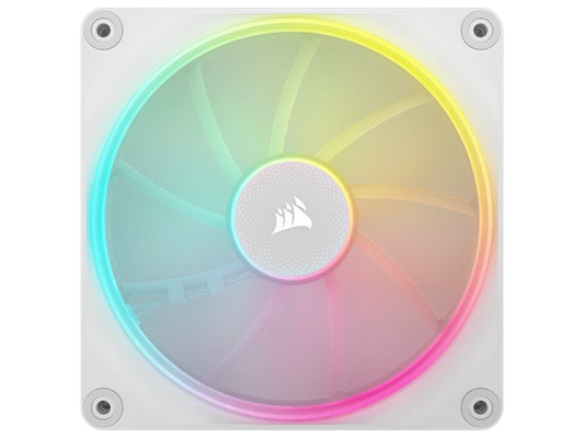 CO-9051031-WW - Corsair LX RGB Series iCUE LINK LX140 RGB White 140mm Fan Single