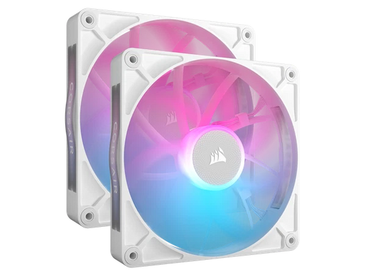 CO-9051024-WW - Corsair RX RGB Series iCUE LINK RX140 RGB White 140mm Fan Dual