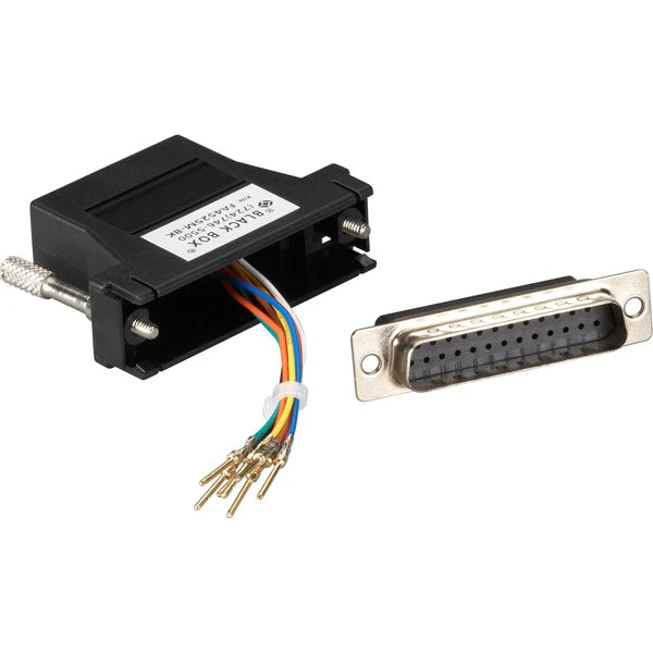 FA4525M-BK - Black Box Modular Adapter Kit DB15M to RJ45F