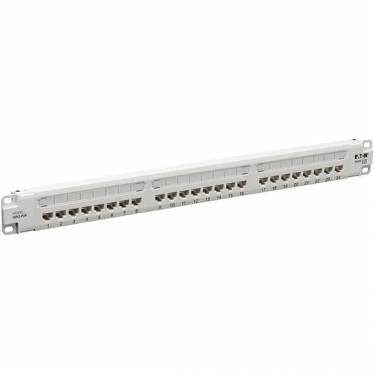 N252-P24-WH - Tripp Lite Eaton Series 24-Port Cat6 Patch Panel 4PPoE Compliant 110/Krone