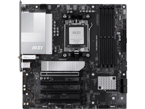 B850M-P - MSI AM5 AMD B850 support PCIe 5.0 SATA 6Gb/s Displayport1.4 HDM