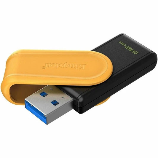 DTXS512GB - Kingston 512GB Portable USB 3.2 Gen 1 DataTraveler Exodia S Black/Yellow