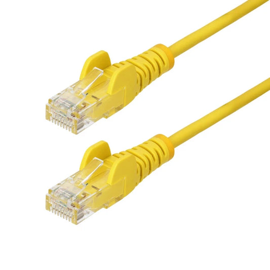N6PAT25YLS - StarTech 25ft White Slim CAT6 Slim Snagless RJ45 UTP Ethernet Cable Ethernet Cable