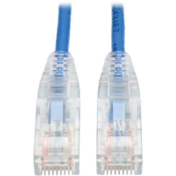 N201-S04-BL - Tripp Lite Cat6 Gigabit Snagless Molded Slim Utp Patch Cable Blue