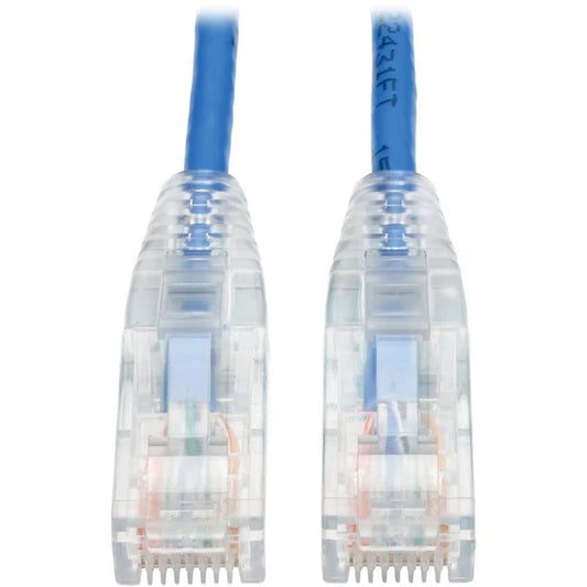 N201-S04-BL - Tripp Lite Cat6 Gigabit Snagless Molded Slim Utp Patch Cable Blue