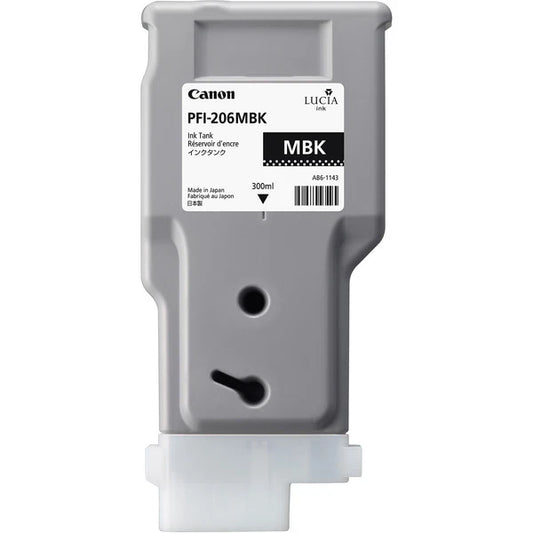 5302B001AA - Canon Lucia Ex Pfi-206mbk Ink Cartridge Matte Black Inkjet