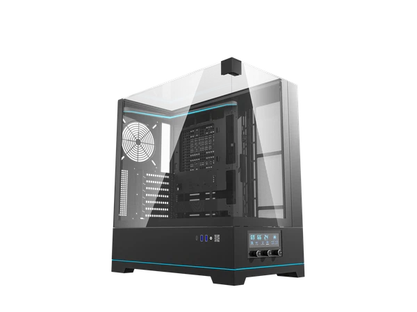 DY450 - darkFlash Steel Tempered Glass ATX Black Chassis 0.8mm SPCC Case